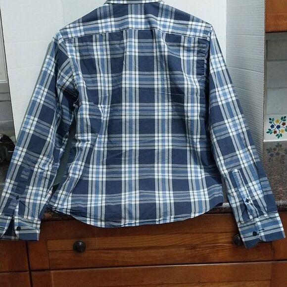 UNTUCKit Blue and White Checkered Shirt - Picture 4 of 5